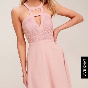 Lulus All My Daydreams Skater Dress